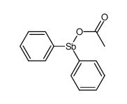 二苯基乙酸锑(III) 结构式