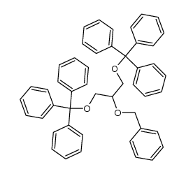 Benzene, 1,1',1'',1''',1'''',1'''''-[[2-(phenylmethoxy)-1,3-propanediyl]bis(oxymethanetetrayl)]hexakis- 结构式