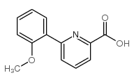 6-(2-甲氧基苯基)吡啶甲酸 结构式