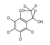 1-苯基乙醇-d9 结构式