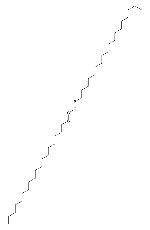 Tetrasulfide, dioctadecyl 结构式