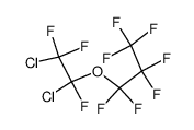Propane, 1-(1,2-dichloro-1,2,2-trifluoroethoxy)-1,1,2,2,3,3,3-heptafluoro- 结构式