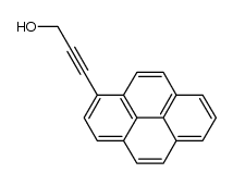 3-(1-芘基)-2-丙炔-1-醇 结构式