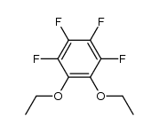 1,2-二乙氧基-3,4,5,6-四氟苯 结构式