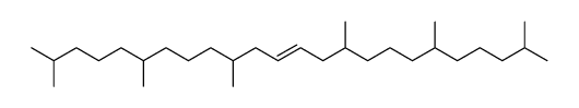 2,6,10,15,19,23-hexamethyltetracos-12-ene 结构式
