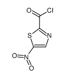 5-硝基-2-噻唑甲酰氯 结构式