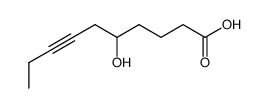 5-羟基癸-7-炔酸 结构式