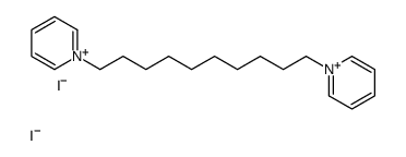 1-(10-pyridin-1-ium-1-yldecyl)pyridin-1-ium,diiodide 结构式