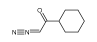2-环己基-1-重氮-2-乙酮 结构式