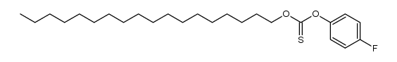 octadecyl (4-fluorophenyl)thionocarbonate 结构式