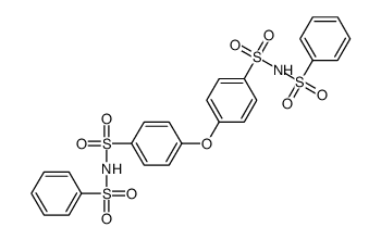 N,N'-二(苯基磺酰基)-4,4'-氧基二(苯磺酰胺) 结构式