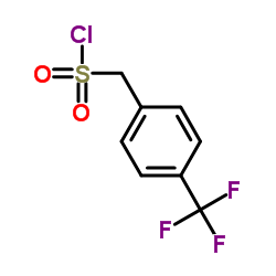4-三氟甲基-Α-甲苯磺酰氯 结构式