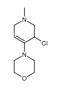 Morpholine, 4-(3-chloro-1,2,3,6-tetrahydro-1-methyl-4-pyridinyl)- 结构式