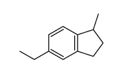 5-乙基-1-甲基-2,3-二氢-1H-茚 结构式