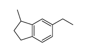 6-乙基-1-甲基-2,3-二氢-1H-茚 结构式