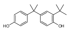 Phenol, 2-(1,1-dimethylethyl)-4-[1-(4-hydroxyphenyl)-1-methylethyl]- 结构式