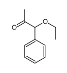 1-乙氧基-1-苯基-2-丙酮 结构式