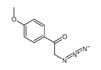 2-叠氮基-1-(4-甲氧基苯基)乙酮 结构式