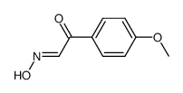 Benzeneacetaldehyde, 4-methoxy-α-oxo-, aldoxime, (E)- (9CI) 结构式