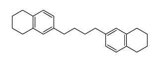 1,4-双(5,6,7,8-四氢萘-2-基)丁烷 结构式