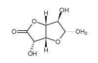 β-D-呋喃糖醛酸-γ-内酯 结构式