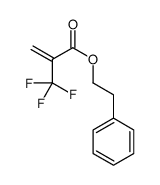 2-Propenoic acid, 2-(trifluoromethyl)-, 2-phenylethyl ester 结构式