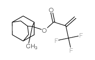 α-三氟甲基丙烯酸-2-甲基-2-金刚烷基酯 结构式