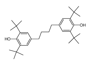 1,4-双-(3,5-二叔丁基-4-氧苯基)丁烷 结构式