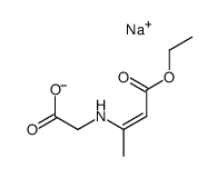 sodium (Z)-(4-ethoxy-4-oxobut-2-en-2-yl)glycinate 结构式