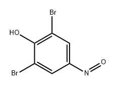 2,6-二溴-4-亚硝基苯酚 结构式