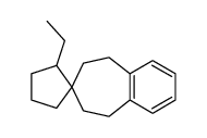 Spiro[7H-benzocycloheptene-7,1'-cyclopentane], 2'-ethyl-5,6,8,9-tetrahydro- 结构式