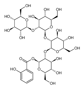 salicyl tetraglucoside 结构式