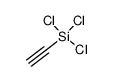 Silane, trichloroethynyl- 结构式