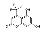 5,7-二羟基-4-(三氟甲基)香豆素 结构式