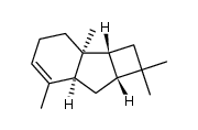 1H-环丁并[a]茚, 2,2a,2b,3,4,6a,7,7a-八氢-1,1,2b,6-四甲基-, (2aR,2bS,6aS,7aR)- 结构式