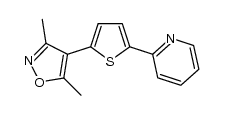2-[5-(3,5-二甲基异恶唑-4-基)噻吩-2-基]吡啶 结构式
