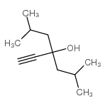 4-乙炔基-2,6-二甲基-4-庚醇 结构式