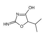 2-氨基-5-异丙基-1,3-噁唑-4(5H)-酮 结构式