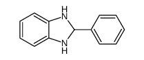 2-苯基-2,3-二氢-1H-苯并咪唑 结构式