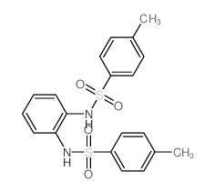 N,N'-二(对甲苯磺酰基)-1,2-苯二胺 结构式