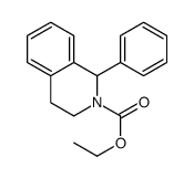 1-苯基-3,4-二氢-1H-异喹啉-2-羧酸乙酯 结构式