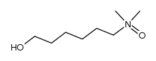 6-(二甲基氧化氨基)-1-己醇 结构式