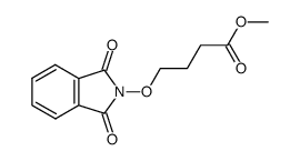 4-(1,3-二氧代异吲哚啉-2-基氧基)丁酸甲酯 结构式