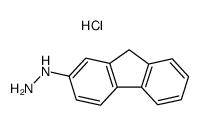 2-芴基肼盐酸盐 结构式