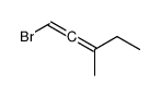 1-溴-3-甲基-1,2-戊二烯 结构式