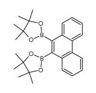 1,3,2-Dioxaborolane, 2,2'-(9,10-phenanthrenediyl)bis[4,4,5,5-tetramethyl- 结构式
