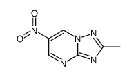 2-甲基-6-硝基-[1,2,4]三唑并[1,5-a]嘧啶 结构式