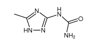 Urea, N-(3-methyl-1H-1,2,4-triazol-5-yl)- 结构式