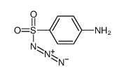 4-氨基苯磺酰叠氮 结构式