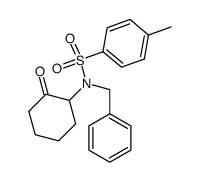 N-苄基对甲苯磺酰胺基-2-环己酮 结构式